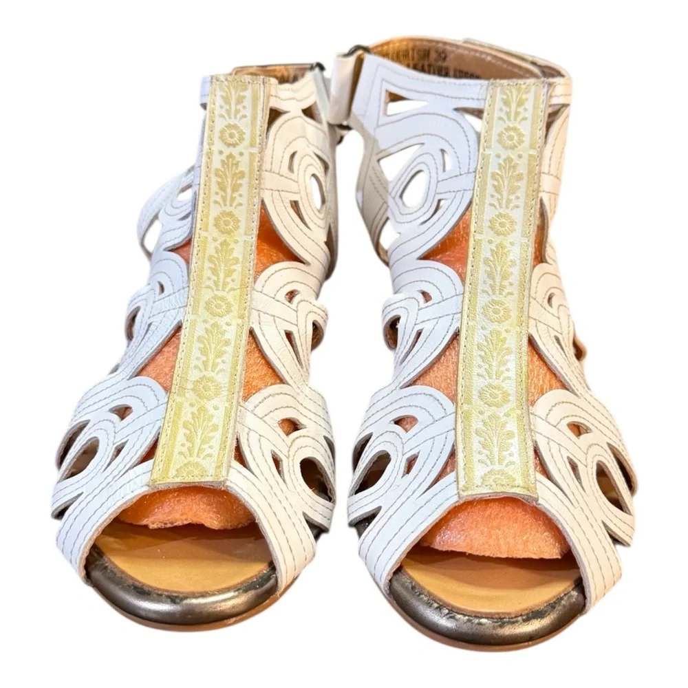 Spring Step L'Artiste "Flourish" Gladiator Sandals Women’s Size 8.5 - Picture 4 of 10